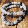Natural Black Rutile Quartz Bracelet