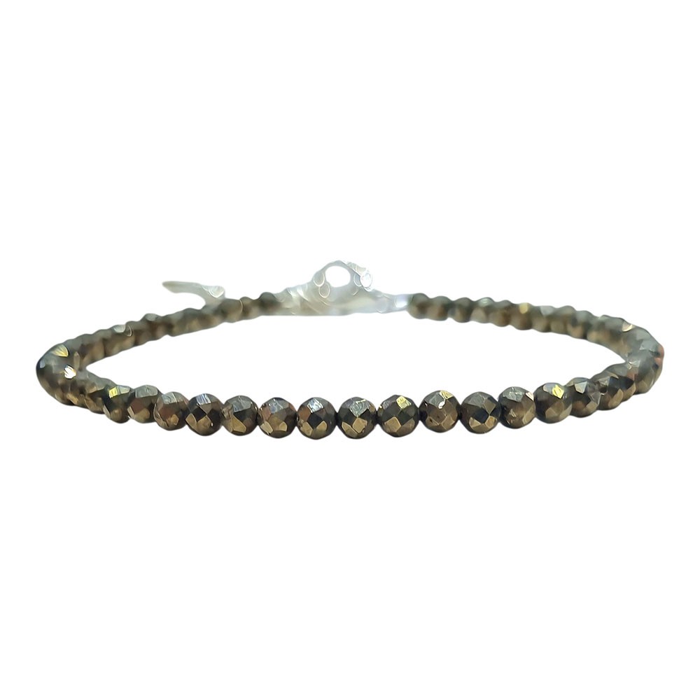Pyrite Anklet for Protection & Prosperity Golden Pyrite Jewelry for Women - Image 4